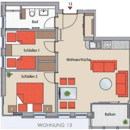 Poseidon 13 - Neptun Apartment Binz